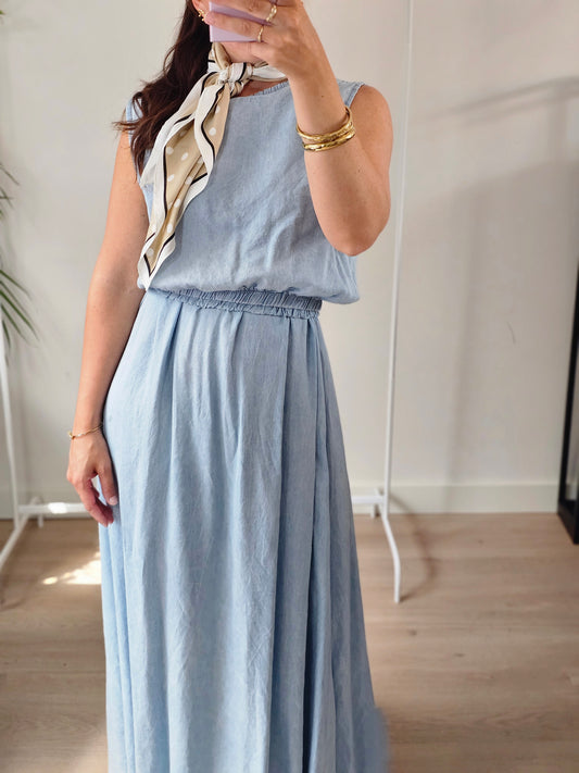 Twin set denim look