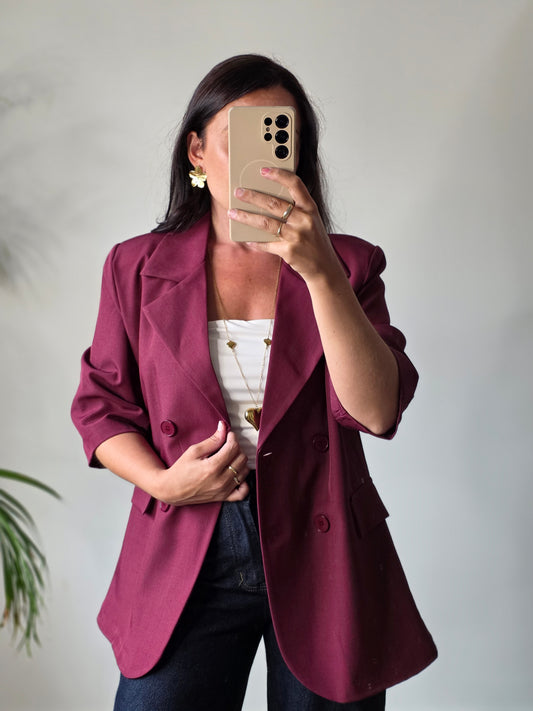 Blazer Mandy bordeaux rood