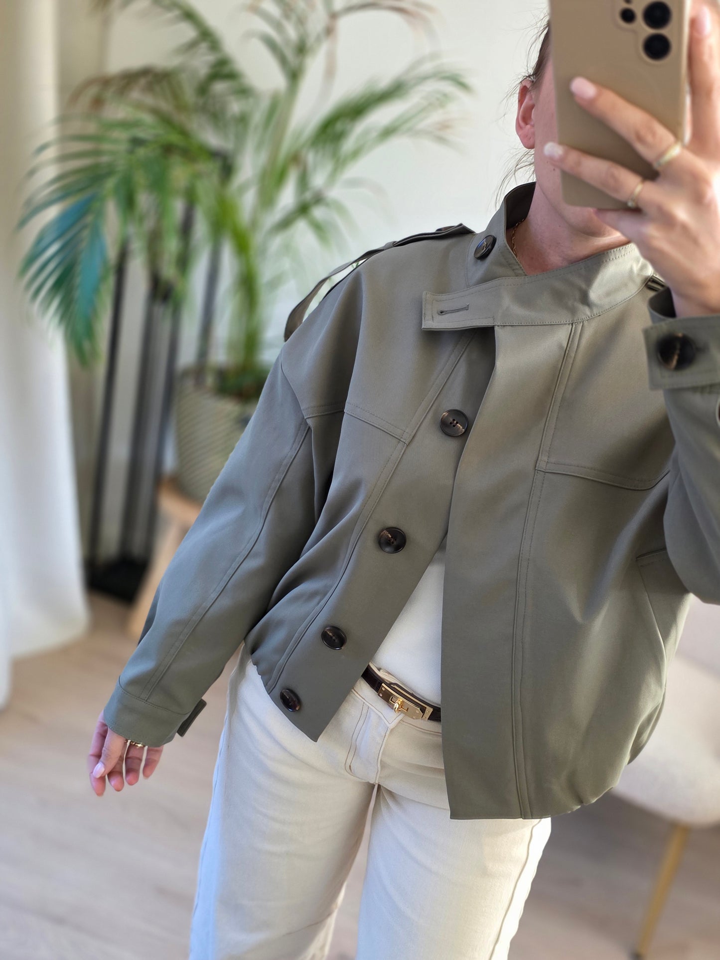Spring green jacket