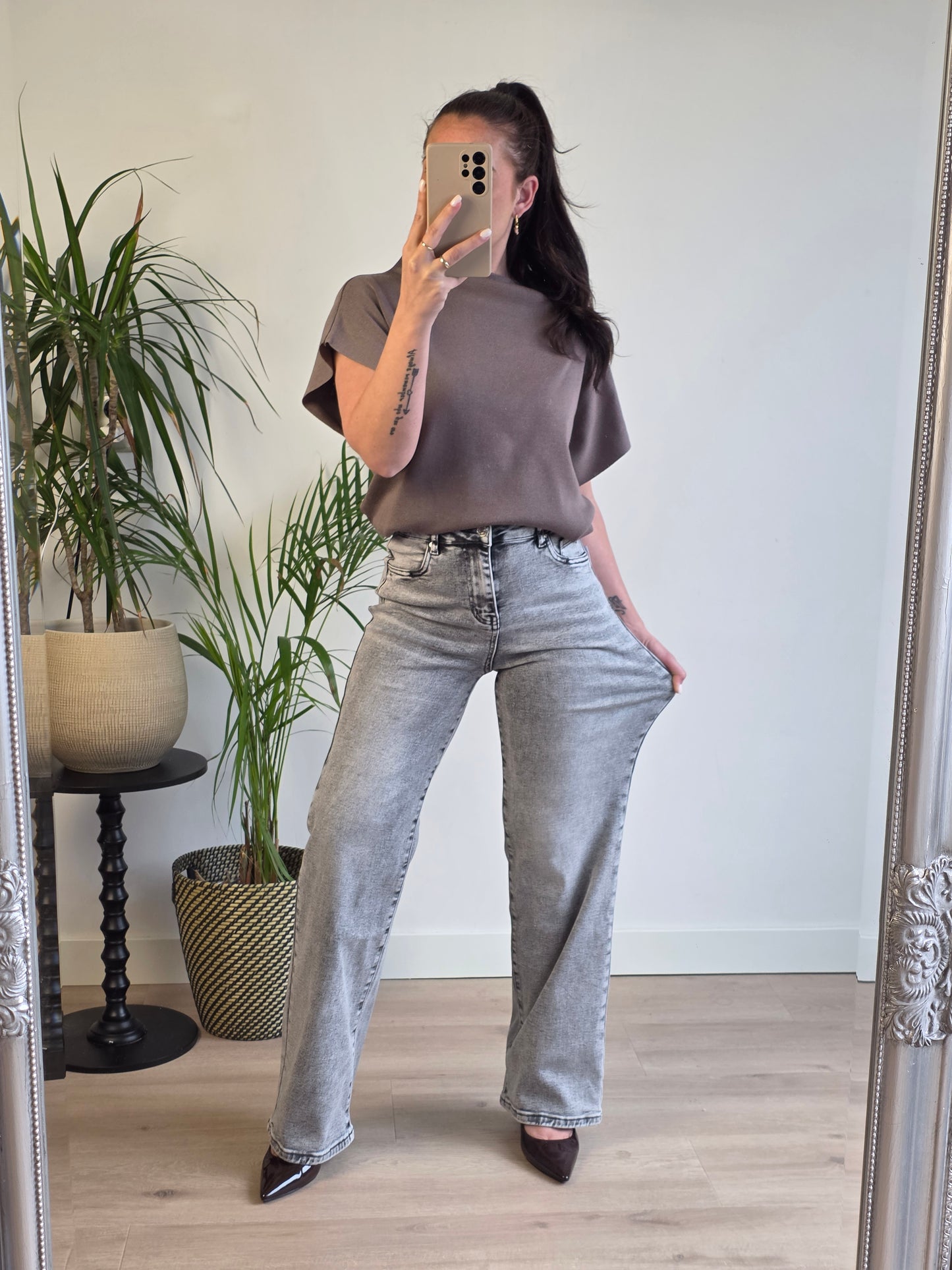Tesa wide leg jeans