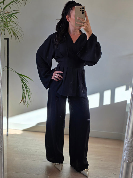 Maya 2-piece set zwart