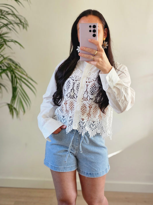 Blouse Ellen kant