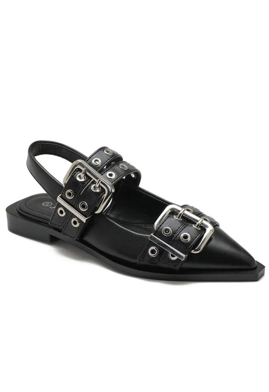 Milly slingbacks zwart